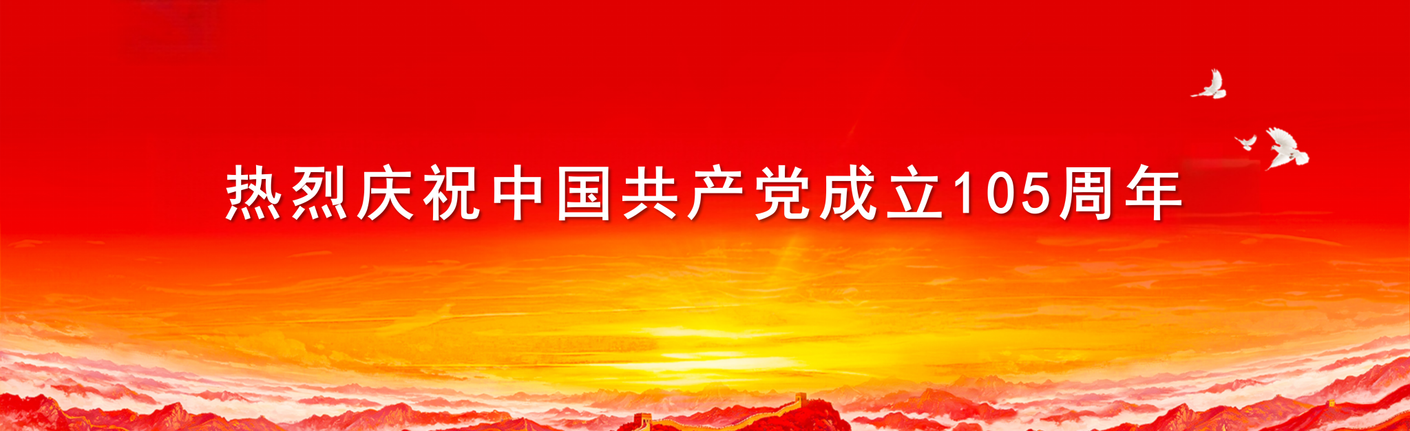 轮播图：热烈庆祝中国共产党成立105周年